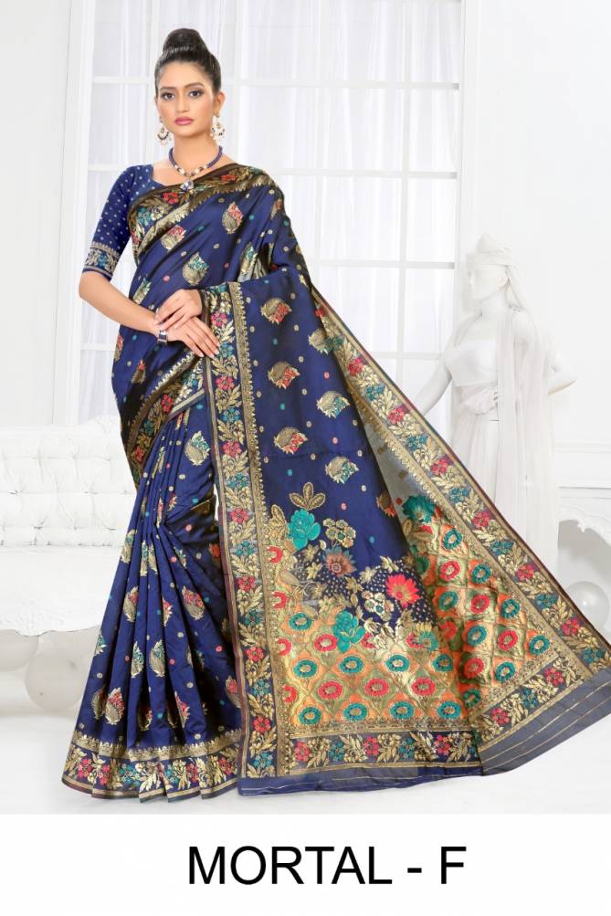 Ronisha Mortal Latest Fancy Designer Silk Fancy Casual Festive Wear Saree Collection